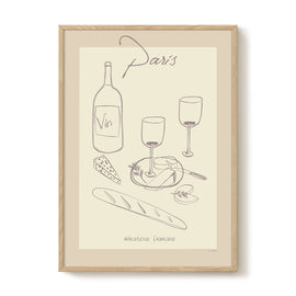 PSTR STUDIO Art Print - Zoe - Délicatesse Français