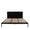 FURNIFIED Bed Emilio Metal Wood 210x180cm