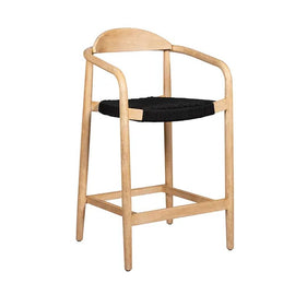 ZAGO Bar Stool Anam Eucalyptus Colored Rope
