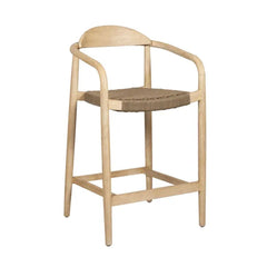 ZAGO Bar Stool Anam Eucalyptus Colored Rope