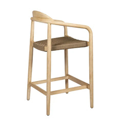 ZAGO Bar Stool Anam Eucalyptus Colored Rope