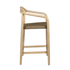 ZAGO Bar Stool Anam Eucalyptus Colored Rope