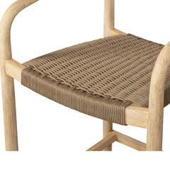 ZAGO Bar Stool Anam Eucalyptus Colored Rope