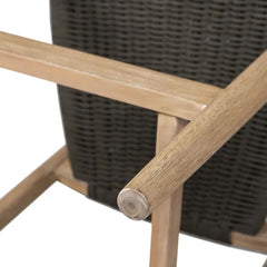 ZAGO Bar Stool Anam Eucalyptus Colored Rope