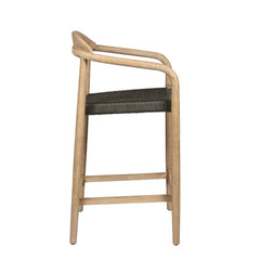 ZAGO Bar Stool Anam Eucalyptus Colored Rope
