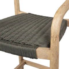 ZAGO Bar Stool Anam Eucalyptus Colored Rope