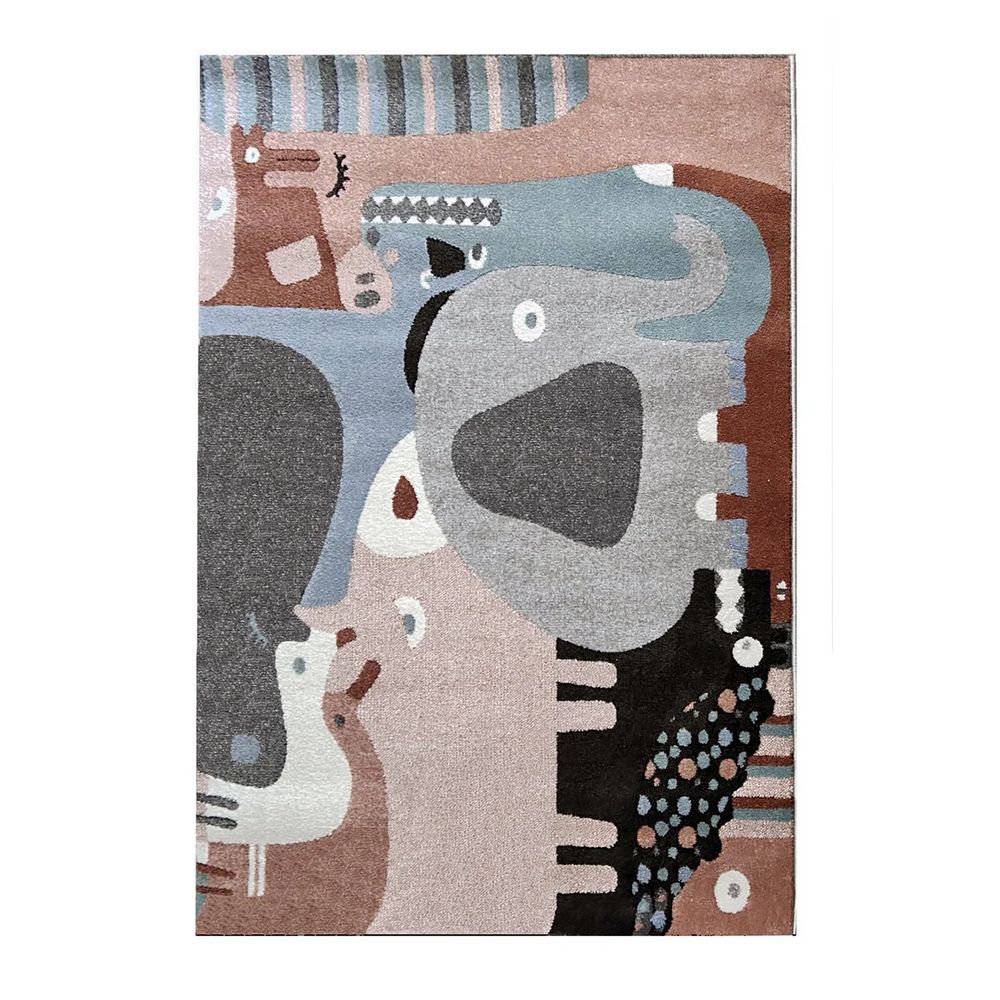 AFK LIVING Rug Animal Child Puzzle