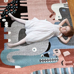 AFK LIVING Rug Animal Child Puzzle