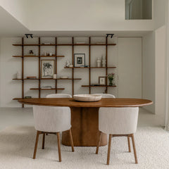 FURNIFIED Dining Table  Anvers Wooden Organic 240cm