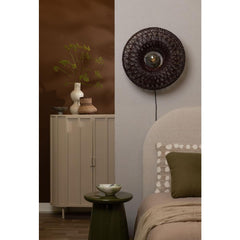 GOOD&MOJO Wall Lamp Arizona Rattan 50cm