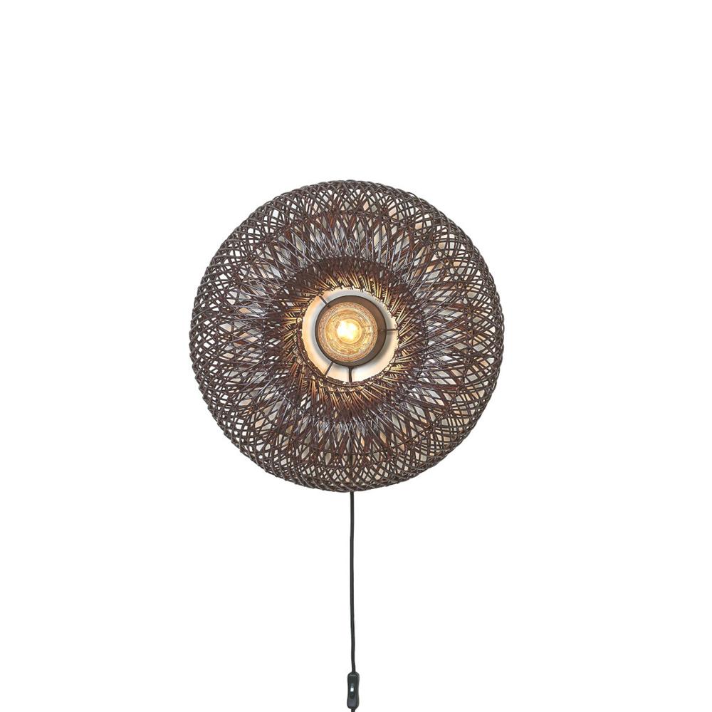 GOOD&MOJO Wall Lamp Arizona Rattan 50cm