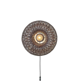 GOOD&MOJO Wall Lamp Arizona Rattan 50cm