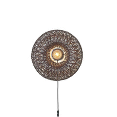 GOOD&MOJO Wall Lamp Arizona Rattan 50cm
