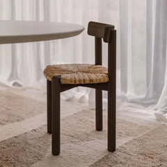 FURNIFIED Dining Chair Arlo Woven Seat