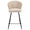 ZAGO Bar Stool Artis Curly Wool Effect Sand 65cm