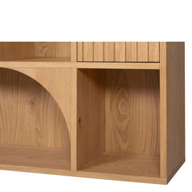 ZAGO Bookshelf Arty 10 Niches Natural Oak 200cm