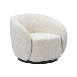 ZAGO Swivel Armchair Assa Loop Fabric Beige