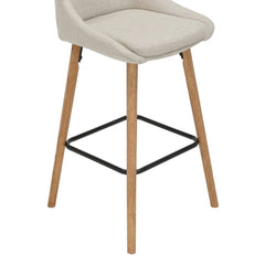 ZAGO Snack Chair Bari Fabric Oak Foot