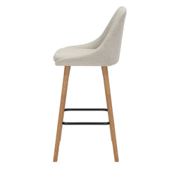 ZAGO Snack Chair Bari Fabric Oak Foot