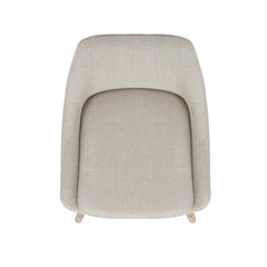 ZAGO Snack Chair Bari Fabric Oak Foot