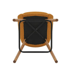 ZAGO Snack Chair Bari Fabric Oak Foot