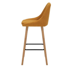 ZAGO Snack Chair Bari Fabric Oak Foot