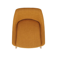 ZAGO Snack Chair Bari Fabric Oak Foot
