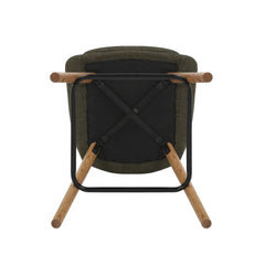 ZAGO Snack Chair Bari Fabric Oak Foot