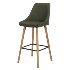 ZAGO Snack Chair Bari Fabric Oak Foot