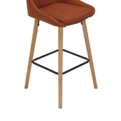 ZAGO Snack Chair Bari Fabric Oak Foot