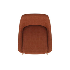 ZAGO Snack Chair Bari Fabric Oak Foot