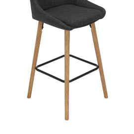 ZAGO Snack Chair Bari Fabric Oak Foot