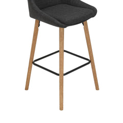 ZAGO Snack Chair Bari Fabric Oak Foot