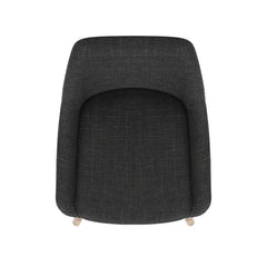 ZAGO Snack Chair Bari Fabric Oak Foot