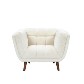 ZAGO Armchair Beryl Wood Legs Terry Fabric