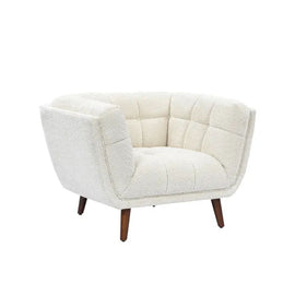 ZAGO Armchair Beryl Wood Legs Terry Fabric