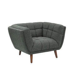 ZAGO Armchair Beryl Wood Legs Fabric