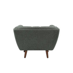 ZAGO Armchair Beryl Wood Legs Fabric