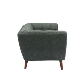 ZAGO Sofa 2-seater Beryl Wood Legs Fabric