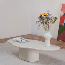 FURNIFIED Coffee Table Cian Stoneskin 110cm