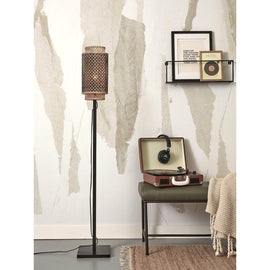 GOOD&MOJO Floor Lamp Bhutan Black 18x35 cm