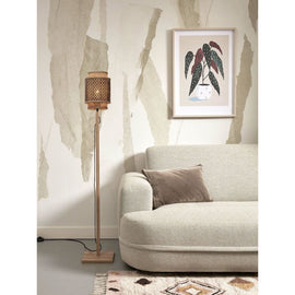 GOOD&MOJO Floor Lamp Bhutan Natural 18x25 cm