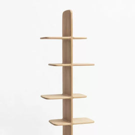 DRUGEOT Bookshelf Téhème Oak/ Walnut 220cm