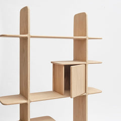 DRUGEOT Bookshelf Téhème Double Closed