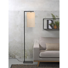 IT’S ABOUT ROMI Floor Lamp Boston Iron Black Large Shade 160cm