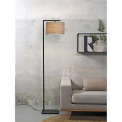IT’S ABOUT ROMI Floor Lamp Boston Iron Black Small Shade 160cm