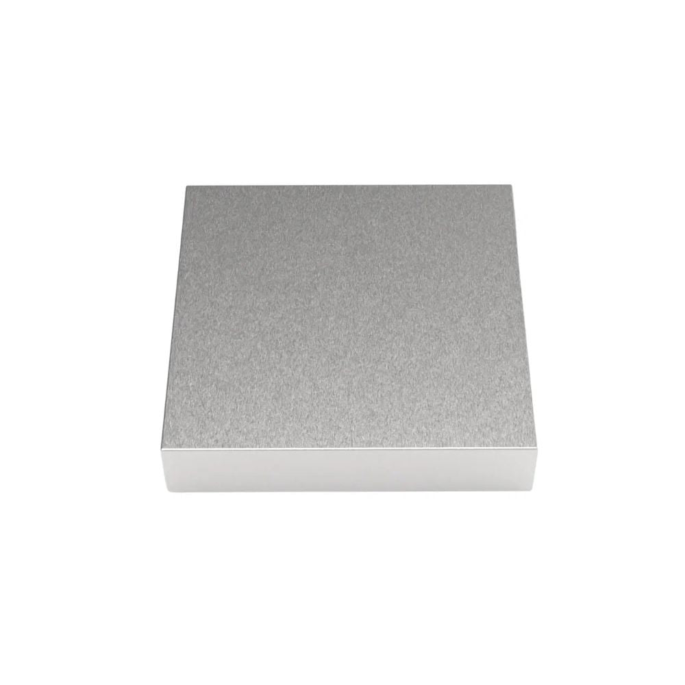 FURNIFIED Square Coffee Table Sienna Stainless Steel 120cm