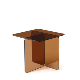 ZAGO Sofa End Burano Tempered Glass 50cm