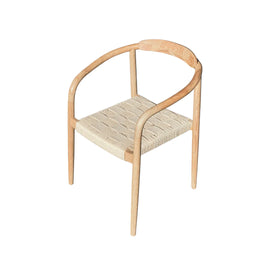 FURNIFIED Dining Chair Burnie Light Natural Oak