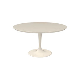 FURNIFIED Round Dining Table Camille Latte 140cm